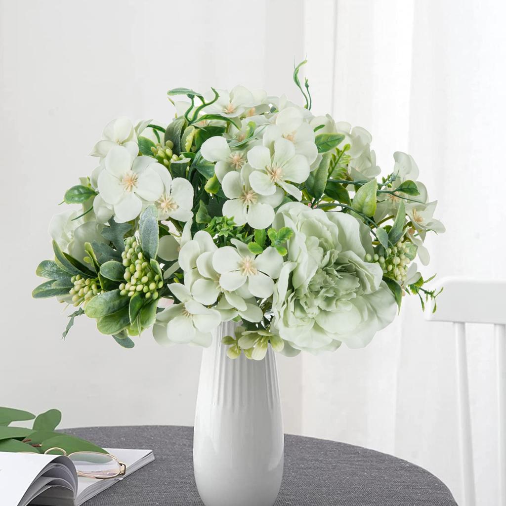 Artificial Flowers Cheap Fake Peony Bridal Holding Plants Vases Table Setting Home Room Decora Accessories Festival Crafts Gifts