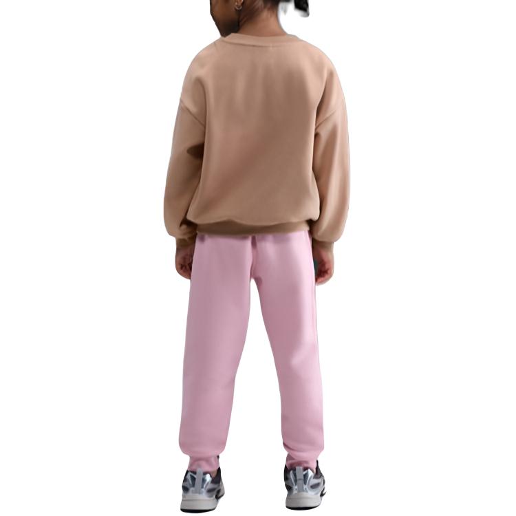 Nike Sweatshirt Round Neck Breathable Letter Fleece Long Sleeve Kids Kids tops IQ2897-200