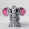 Cute Grey Elephant 3D Printed Toys Joints Movable Simulation Zoo Elephant Toy Model Home Decoration Children's Souvenir Gift