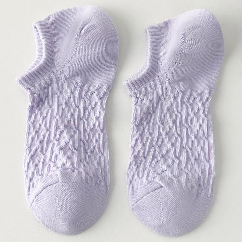 5 Pairs of New Female Spring and Summer Sweet Short Boat Socks