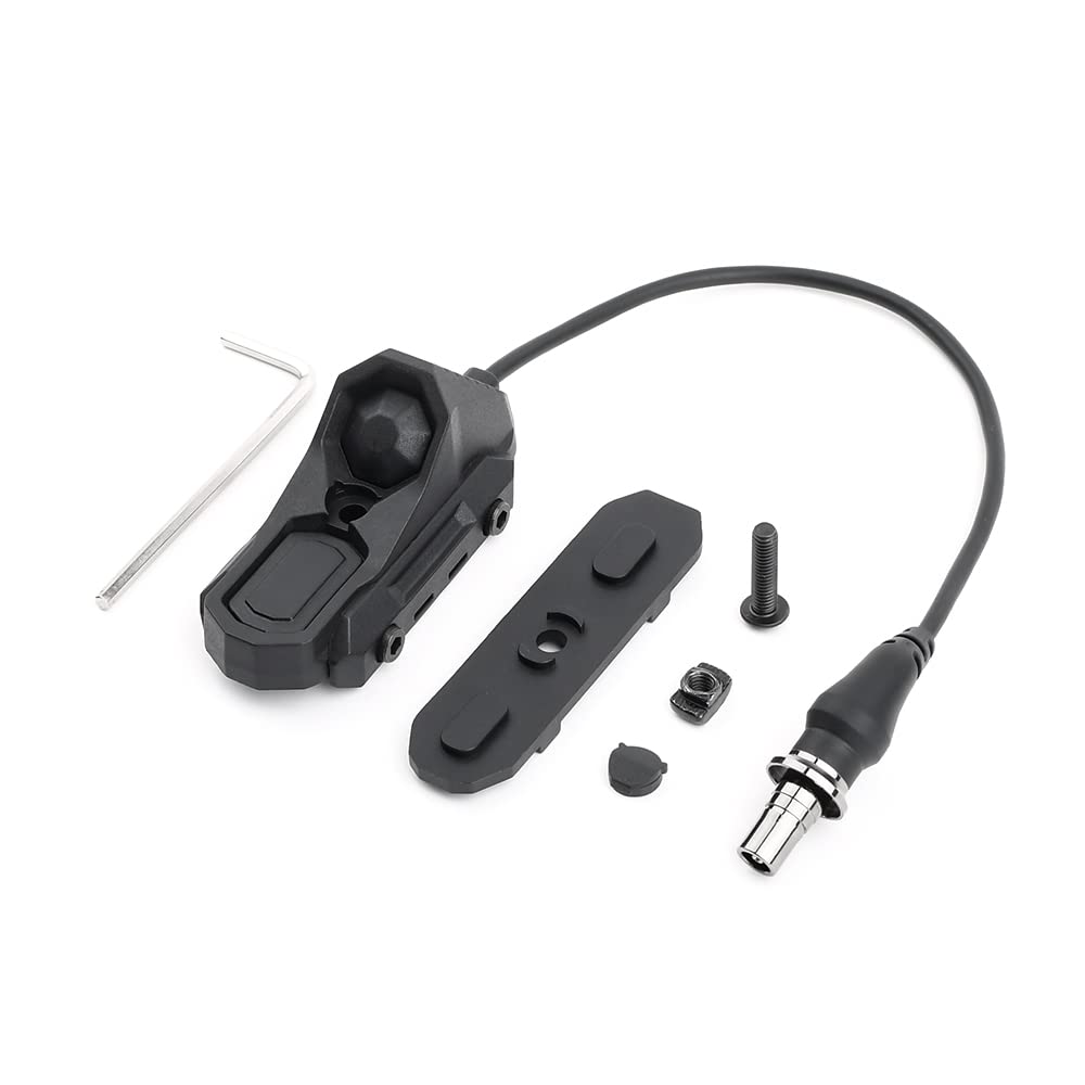 

Тактический пульт дистанционного управления с двумя кнопками WADSN AXON Type [SF Plug] [Совместим с 20мм рельсой/MLOK/KeyMod/Пикатинни] для фонарей серии SF M300/M600 (черный)