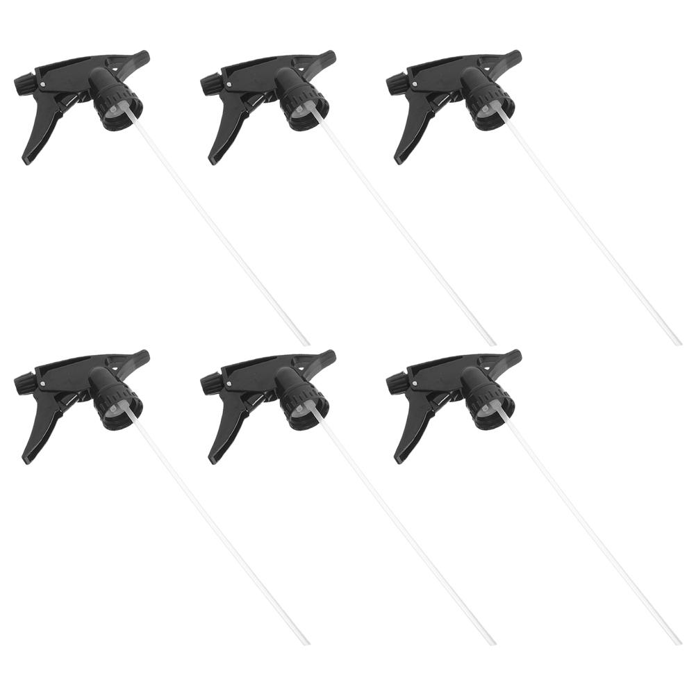 

6Pcs Garden Watering Can Spray Head Plastic Sprinkler Nozzle for Balcony Plants Even Mist Distribution Replacement Accessory чорний