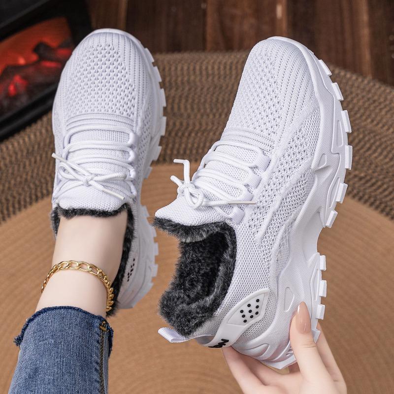 Cotton shoes women's new winter velvet thickened temu explosive thick-soled cotton boots lightweight short boots cold-proof and warm boots