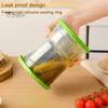 Hourglass Pickle Jar Pickle Juice Separator Food Grade BPA Free Leak Resistant Airtight Pickle Organizer Storage Jar
