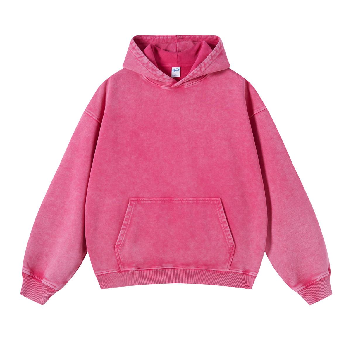 Zwaar Hoge Kwaliteit Straatkleding Gewassen Hoodie Vintage Donker Los Oversized Unisex Hoodie S