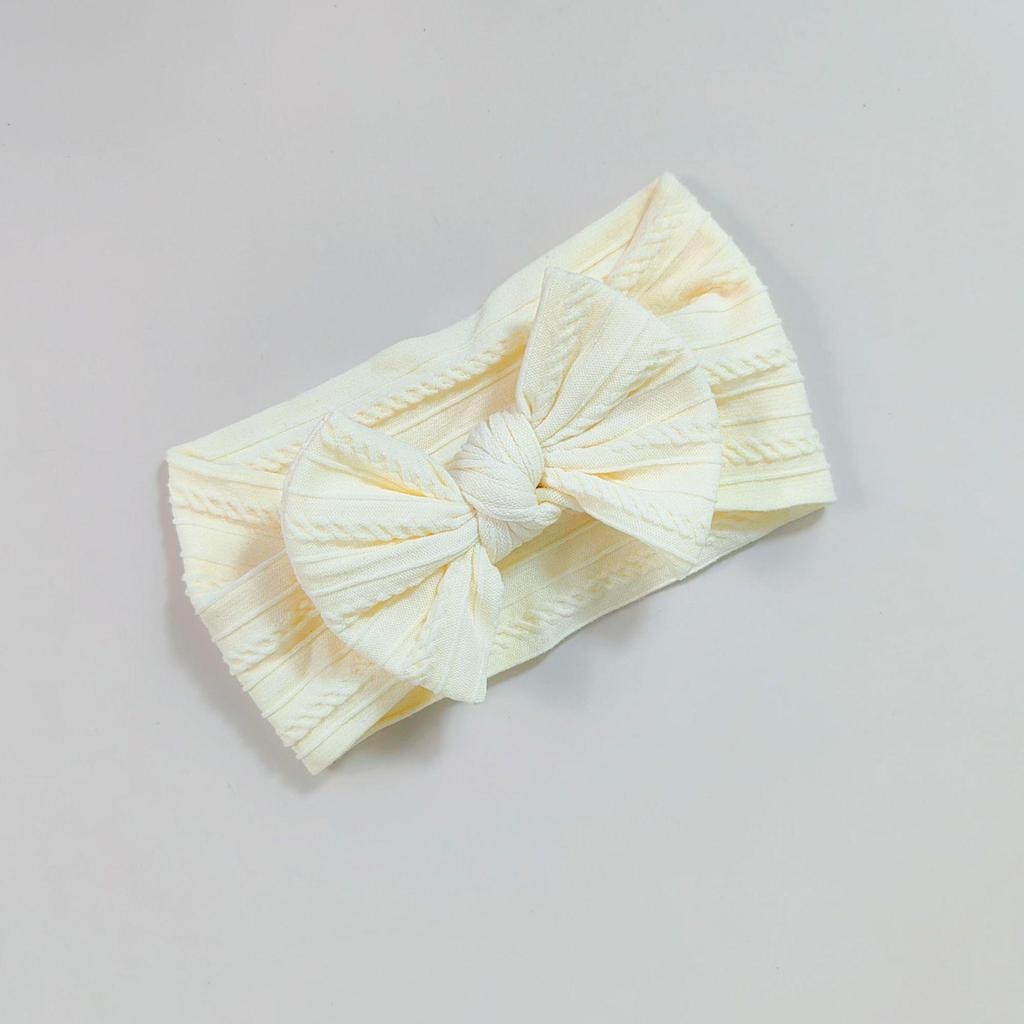 European & American Elastic Nylon Bow Baby Headband Hair Accessories