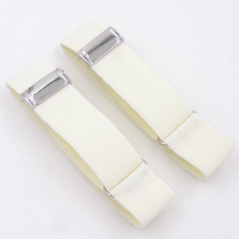 "Women's Shirt Fabric Cuffs and Men's Armbands, 2.5cm Elastic, Versatile Bracelets"