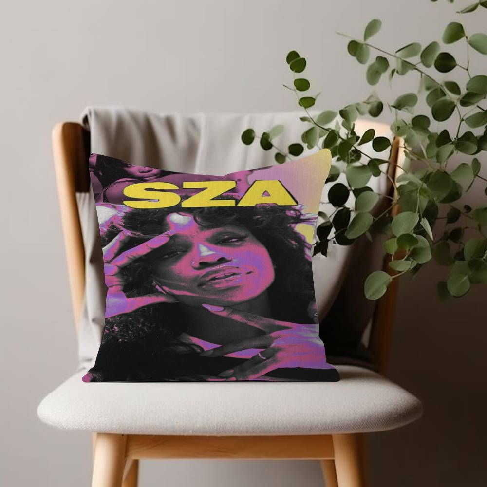 Pop Singer Sza Pillow Cushion Cover Pillowcase Living Room Sofa Home Decor Customized