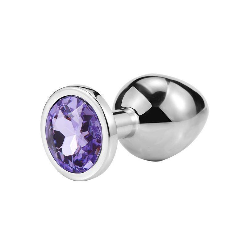Luxurious Metal Anal Plug For Adults In Various Sizes And Vibrant Colors