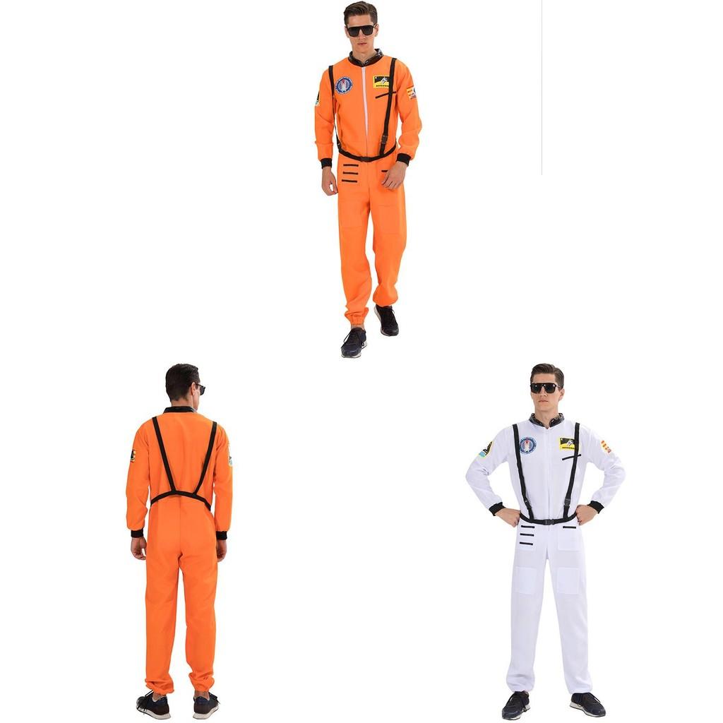 Astronautenkostuum voor volwassenen, gemaakt van ademend polyester, voor thema-evenementen