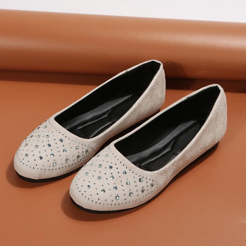 2024 Spring Women's Casual Flat Bottom Fashion Breathable Shallow Flat Bottom Women's Comfortable Lightweight Walking Shoes