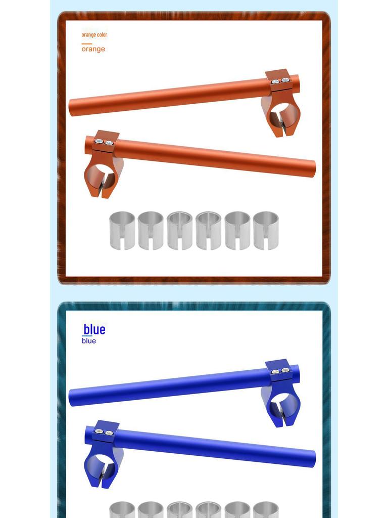Aluminum Alloy CNC Modified Racing Motorcycle Split Handlebar