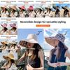 Fisherman Hat Women Summer Sun Protection With Large Brim For Outdoor Activities