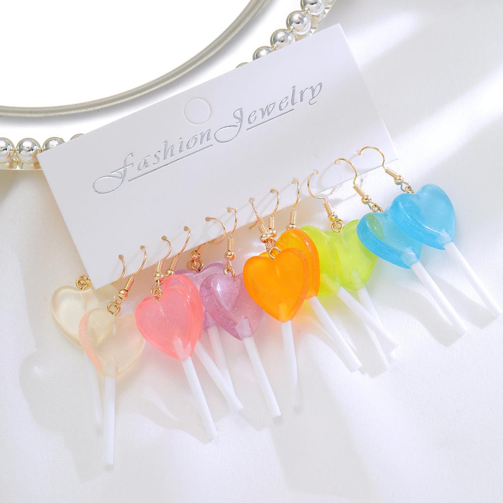 20 Pcs Cartoon Animal INS Earring Set For Women Simple Colorful Temperament Lovely Resin Fruit Drop Earring Trendy Jewelry Gifts