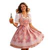 Women's Oktoberfest Dress with Lace and for Performance and Costume Parties