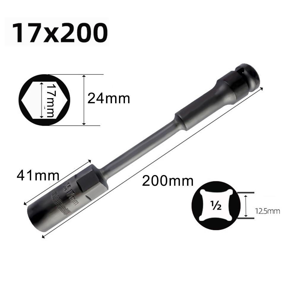 Socket Wrench Thin Wall Socket Hex Nut Socket Extra Long Socket