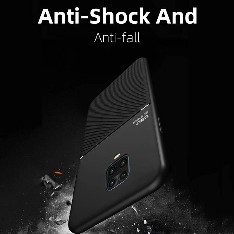 Luksusowy skórzany pokrowiec na Xiaomi Redmi Note 10 9T 9S 9 7 8 Pro 9AT 9C 8A 7A K20 Mi 11 9T 10T uwaga 10 Lite Pro Poco M3 X3 NFC matowy miękki pokrowiec z tpu