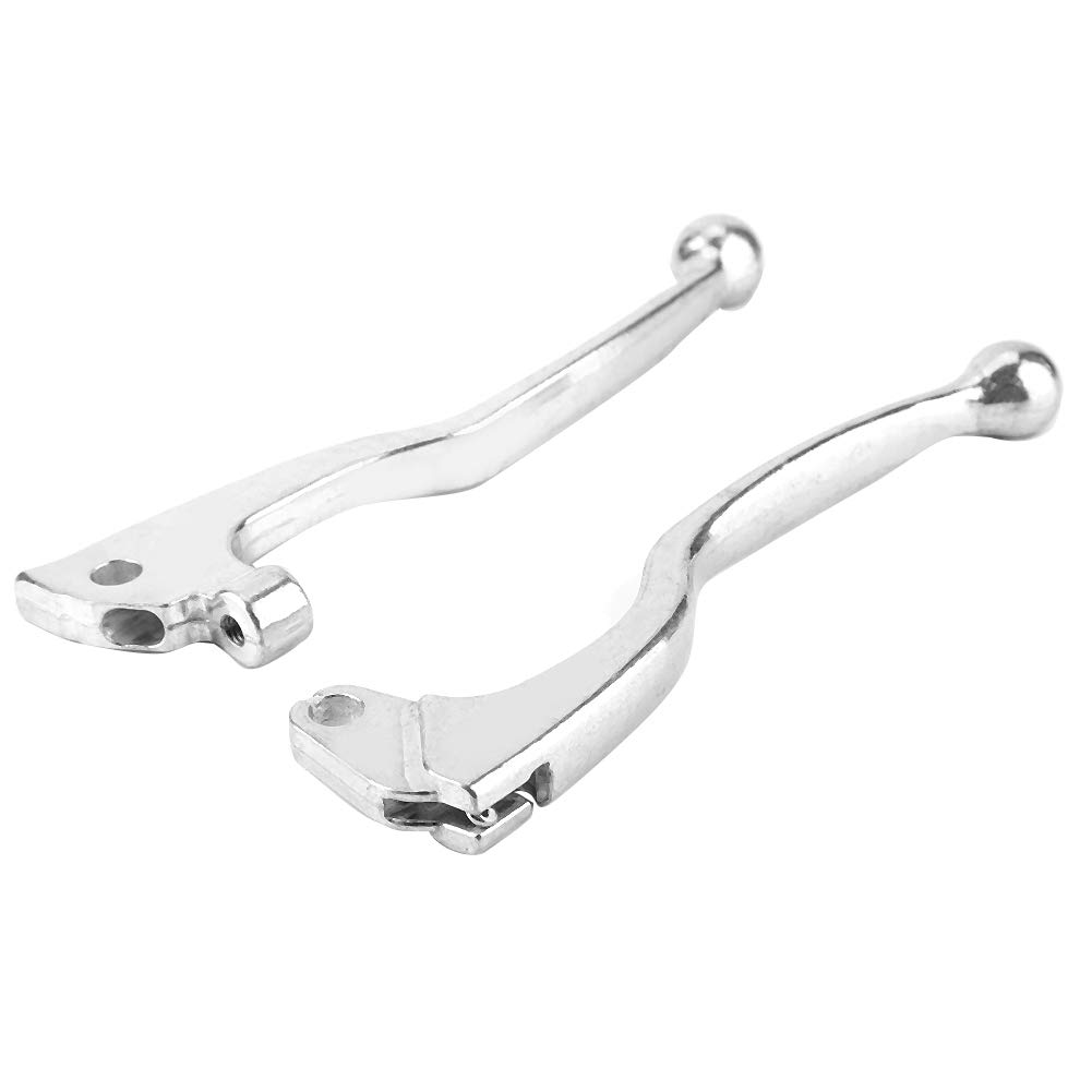 EBTOOLS Brake Levers, 1 Pair Motorcycle Clutch Brake Lever Handles for Ya-ma-ha YZ80 / YZ125 / TW200