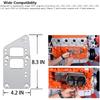 LS Swap Motor Mounts Adapter Plates - LS Conversion Adjustable Universal Swap Bracket Small Block,SBC Vehicle to LS Engine LS1 LS3 LS2 LQ4 LQ9 LS6