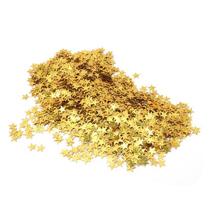 4000 Stück 10mm PVC Stern Tischkonfetti Streusel für Weihnachten Hochzeit Geburtstagsfeier DekorationGold