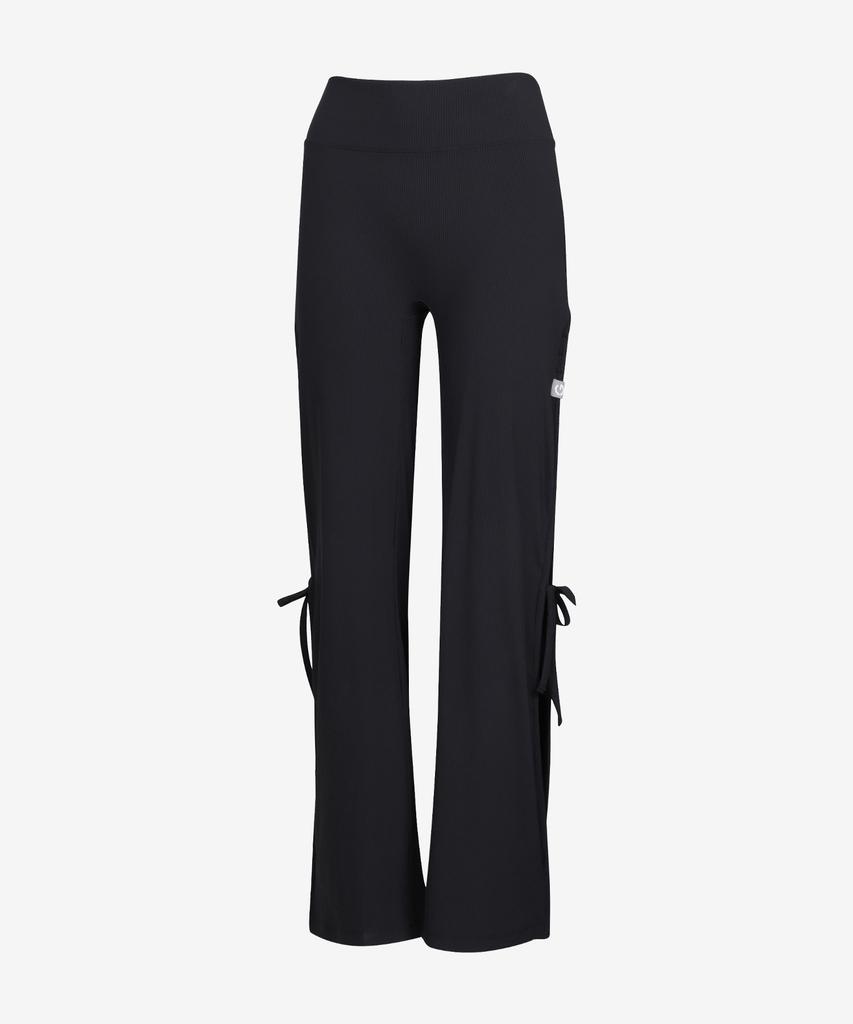 GRANDE LINE Elflex Rib Side Slit Wide Pants_5 Colors