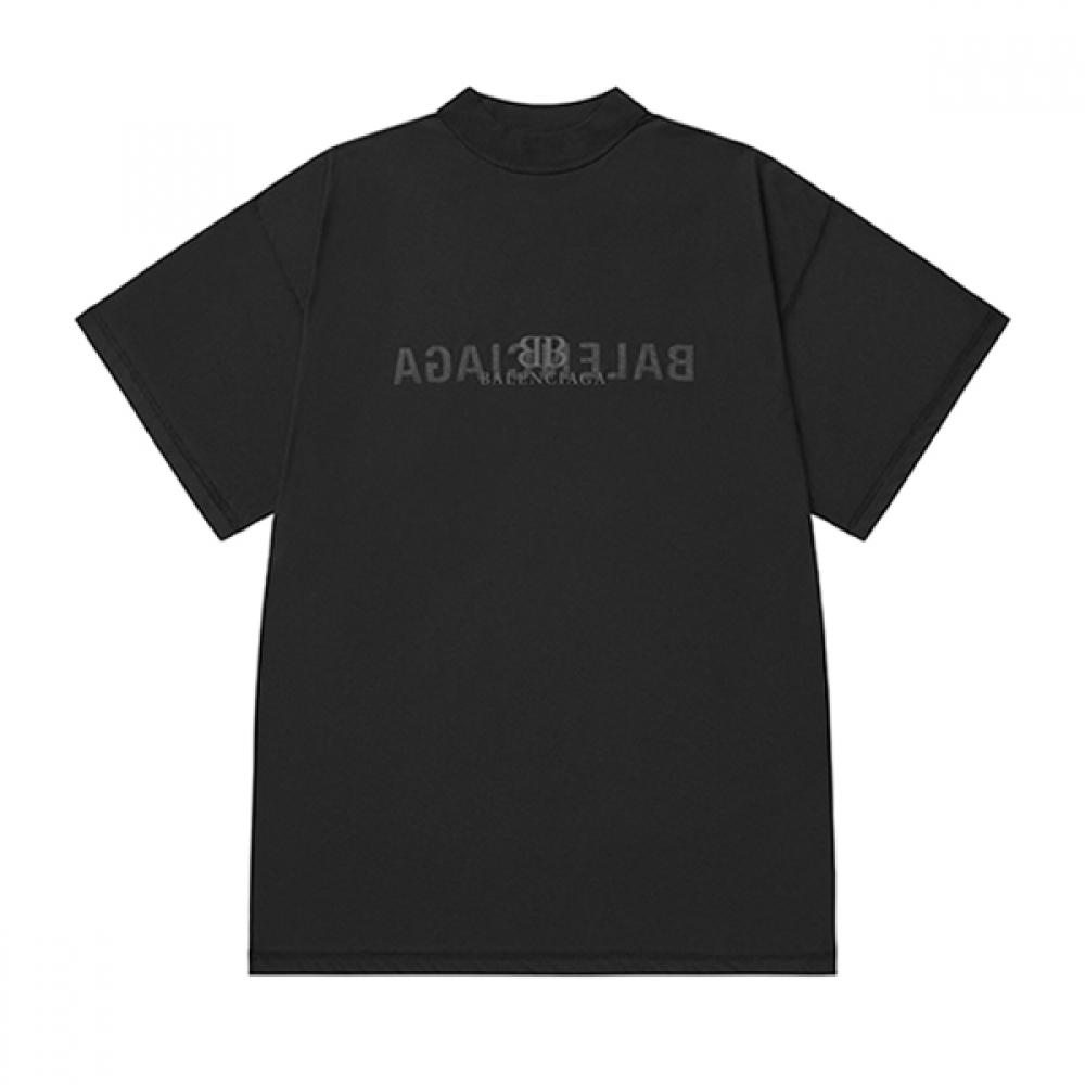 Balenciaga 787358 Tqvj4 1750 Ai Logo Inside Out Oversized Herren Kurzarm T-Shirt