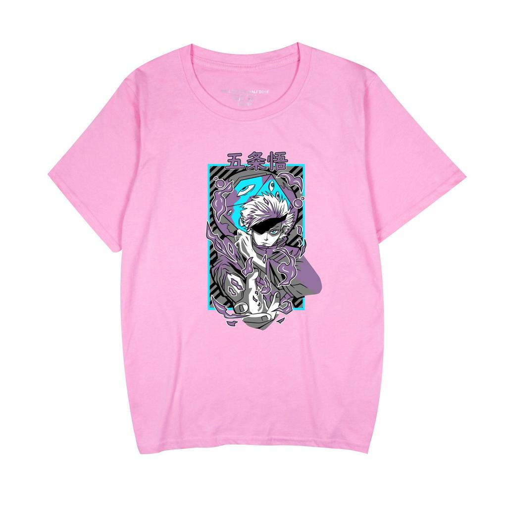 New Anime Jujutsu Kaisen Printed Men's T-shirt Unisex Casual Fashion Street Harajuku Style Short-sleeved Tops T-shirt