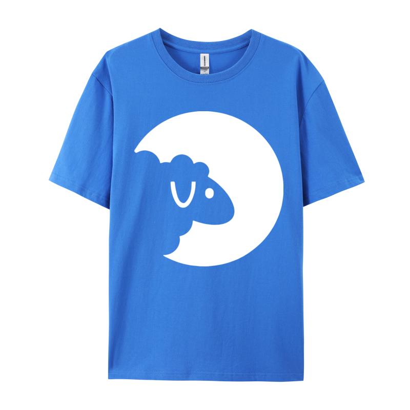 Sheep Moon Tshirt Vintage Tshirt Cotton Tees For Unisex Design Top TShirts Short Sleeve Brand New Blouses