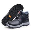 High Steel Toe Work Boots Leather Safety Shoes for Winter Waterproof Work Shoes Men Anti Smash Anti Puncture Industrial Shoes