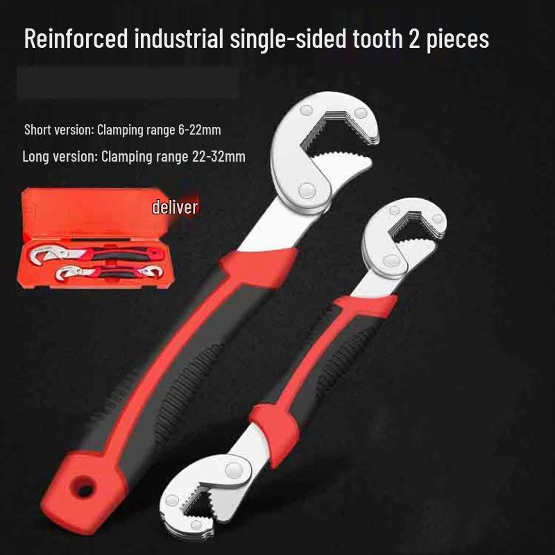 Adjustable Multifunctional Wrench Set for Pipes & Sanitary Ware