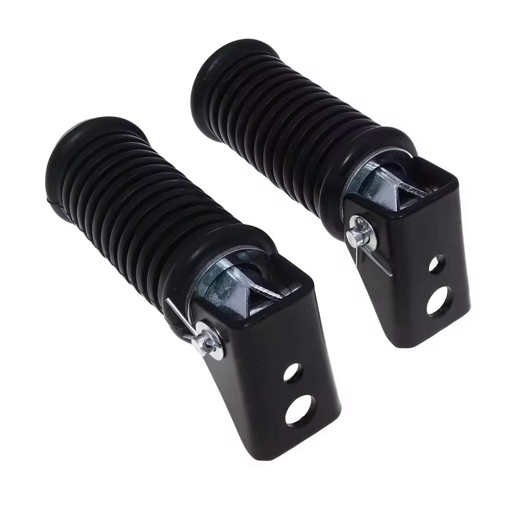 1pair Motorcycle Rear Footrests Motorcycle Foot Pegs Compatible With Suzuki GS125 GN125 Motocross Motorcycle Accessories Pedals