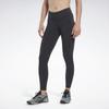 Reebok Lux Graphic Solid Color High-Waisted Sports Leggings Women Leggings Black HN6035
