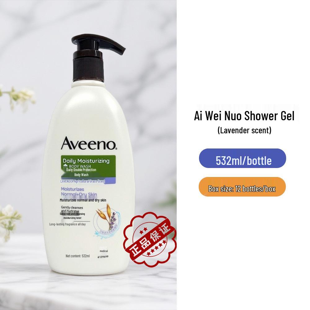 Aveeno Лаванда 532 мл Увлажняющий гель для душа