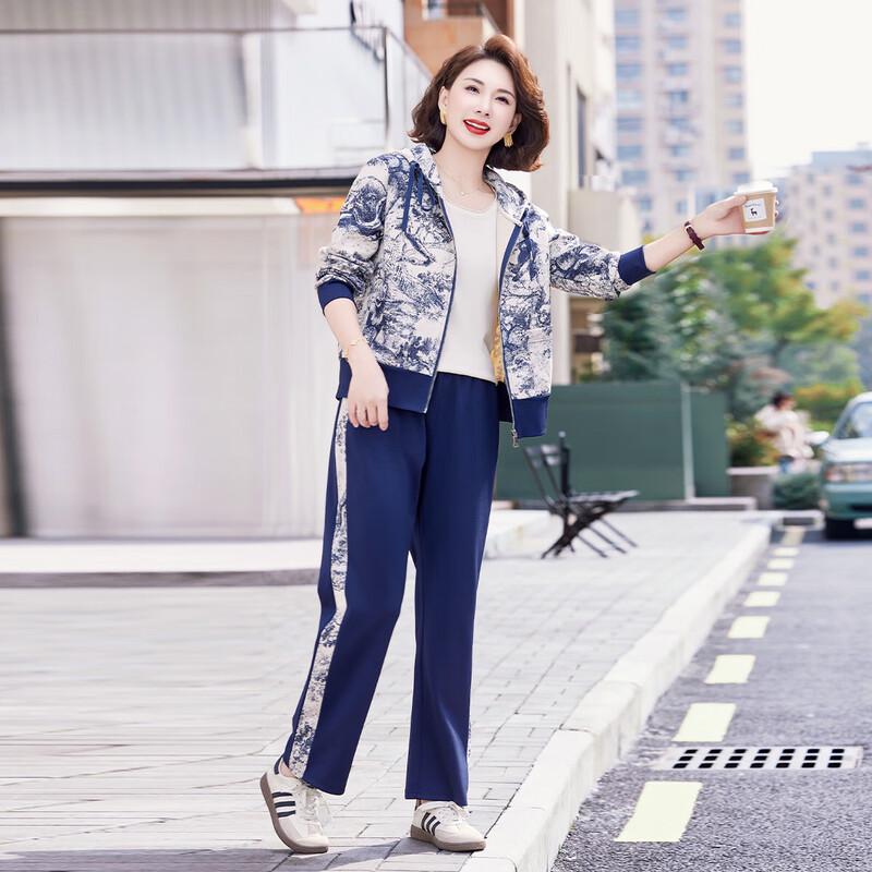 

XUEXI Женский весенний повседневный спортивный костюм с худи 2025 XL