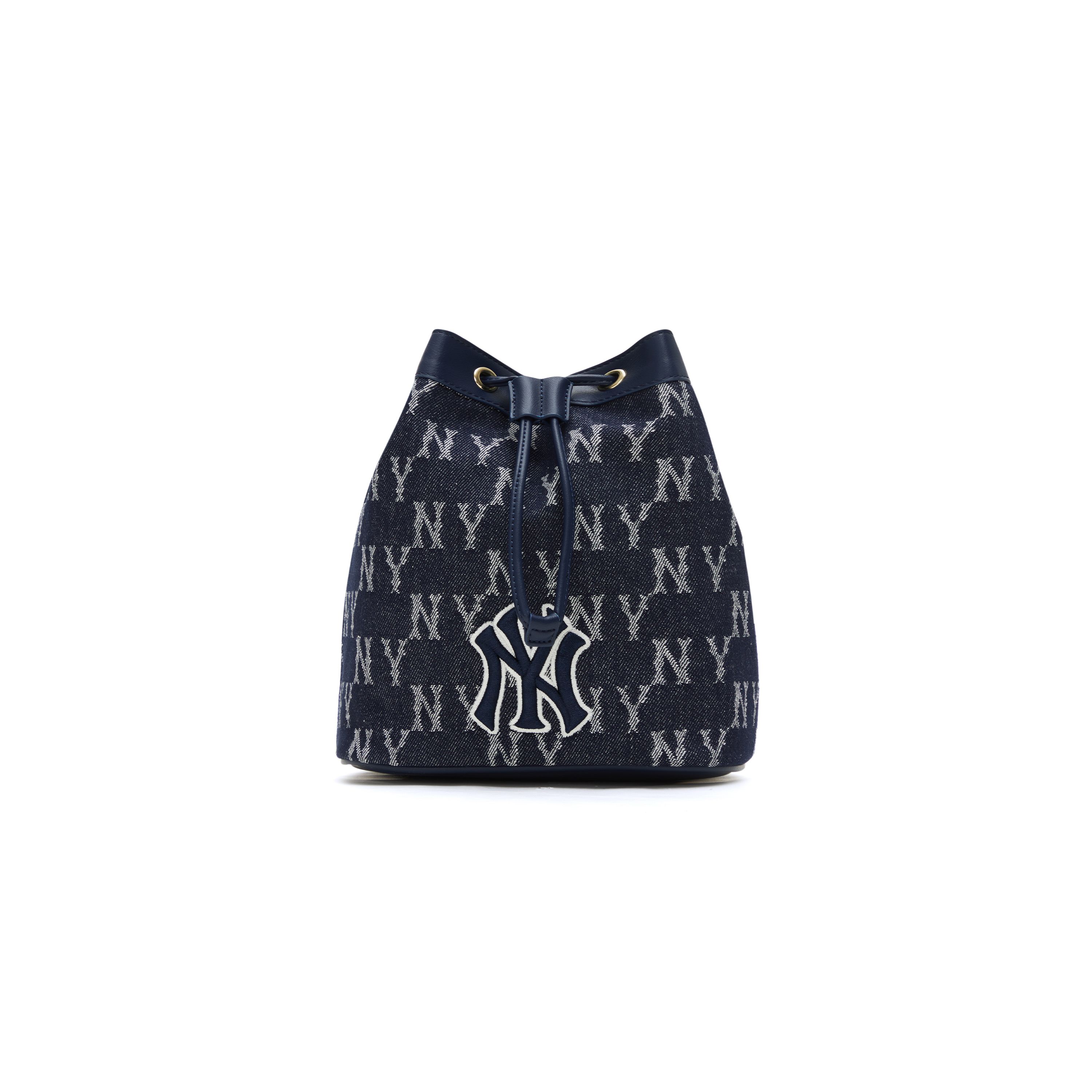 MLB Retro Letter Print Casual Fashion Cotton Bucket Bag Shoulder Crossbody Bag Regular Women bags Navy-Blue 7ACRM073N-50NYS Navy Blue 14330₽