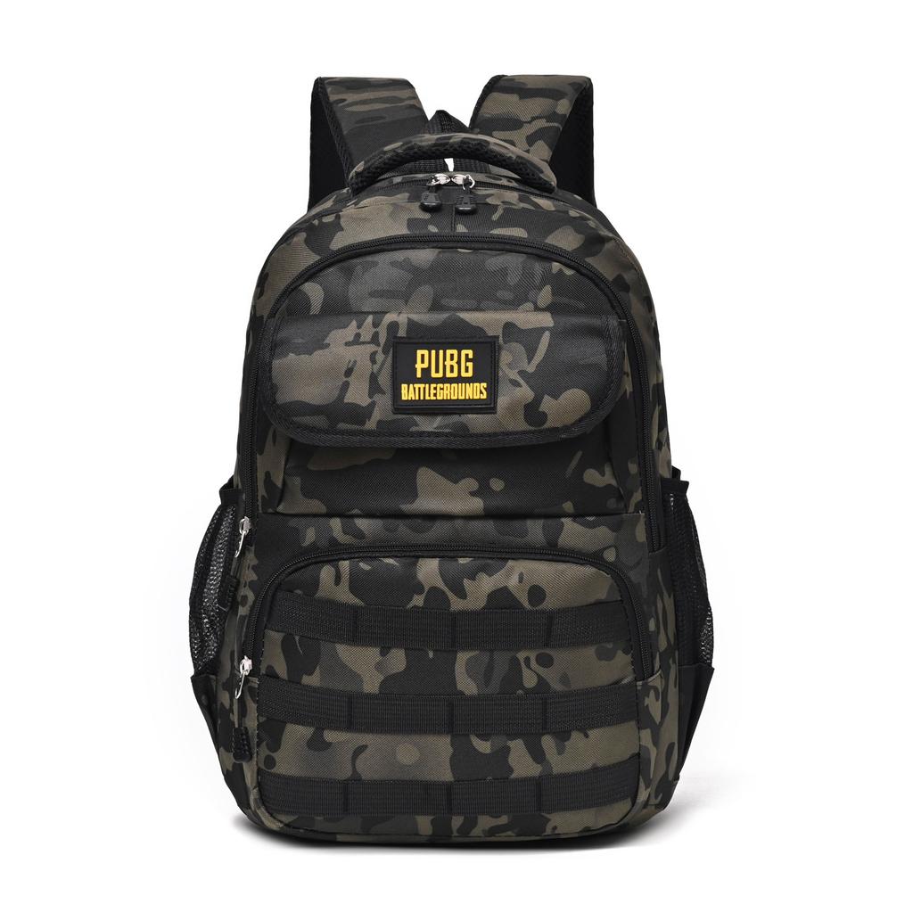 Schoolbag new camouflage backpack large capacity backpack primary and secondary school students schoolbag file bag travel bag computer bag