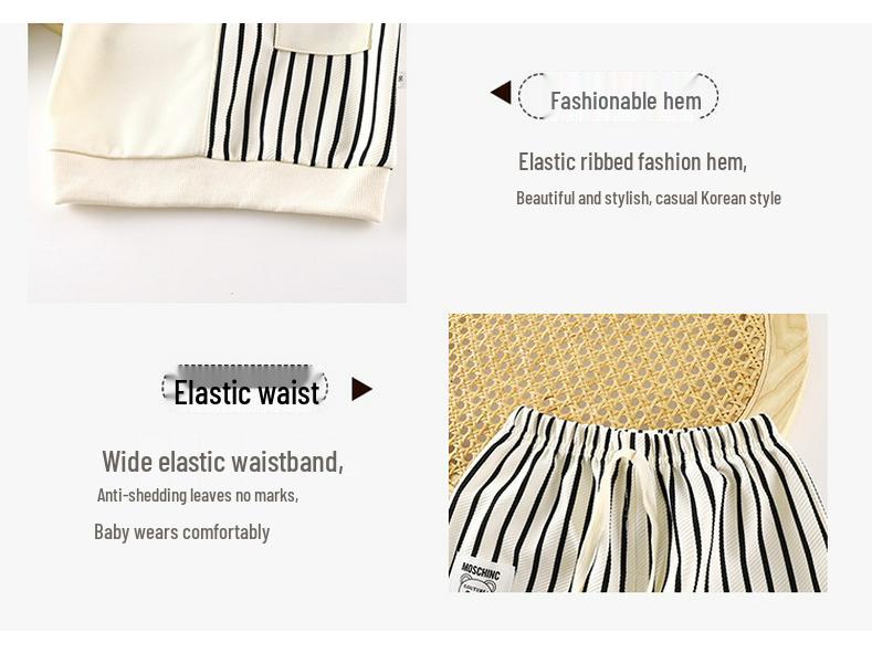 2024 Trendy Korean Style Round Neck Long Sleeve Sweatshirt for Boys and Girls - Children's Fashionable Spring/Autumn Wear