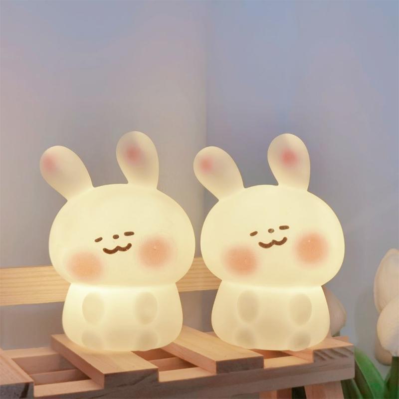 Cute Animal Night Light For Kids Nursery Sleeping Lamp Touch Control Night Light For Breastfeeding Toddler Decor Christmas Gifts