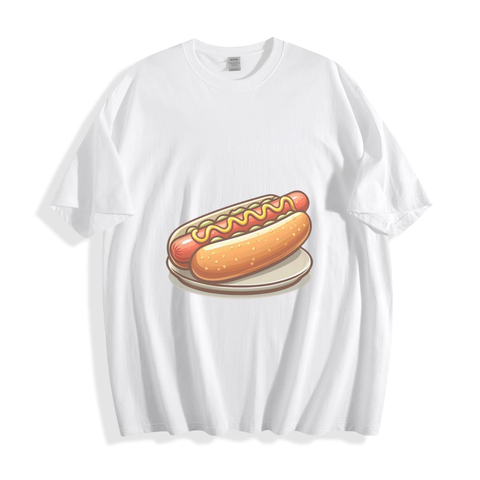 Hot Dog Haven T-Shirt - Classic Sausage Unisex Tee L