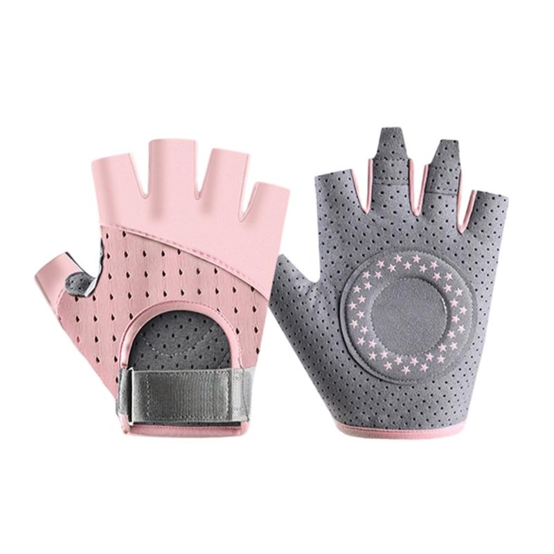 

Nonslip Breathable Sports Glove Half Finger Fitness Glove Fingerless Cycling Glove for Weight Lift, Training