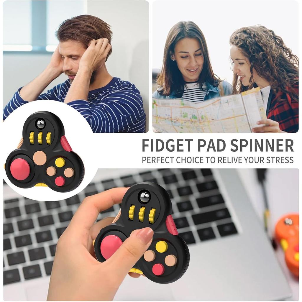 Fidget Toys, Fidget Pad Fidgets, Autism Figette Cubes, Cool Fidget Clicker Controller Desk Toys, Anxiety Relief Stress ADHD Toys, Sensory Fidget Cubes