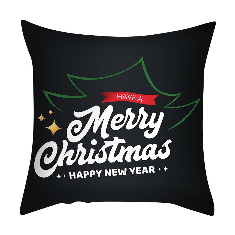 Pillowcase Christmas Cartoon Nordic Cross-border Special for Living Room Bedroom Cushion Pillow