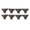 8pcs 8 Pieces Decorative Legs Zinc Alloy Corner Protector Feet Hardware Furniture Legs  Furniture