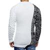 Men's Color Block Crewneck Sweater, Muscle Fit Long Sleeve Knit Pullover Jumper,  Autumn Winter European Style Men Knit Top