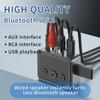 Bluetooth 5.4 Audio Receiver U Disk RCA 3.5mm AUX USB Stereo Music Wireless Adapter With Mic For PC TV Car Kit Speaker Amplifier