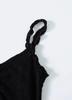 Aejeuon Blossom Mini Dress / Black
