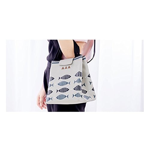 No-brand Lunch Bag, Handbag, Insulated Tote Bag, Mini Tote Bag, Japanese-style, Waterproof, Lightweight, Small To Large, for Commuting, School, Small