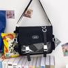 School Bag 2025 Large Capacity School Bag Mail Carrier Bag Transparent Versatile Simple Shoulder Bag High Value Messenger Bag