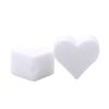 14mm 10Pcs/Lot Heart Shape Silicone Beads Baby Nursing Chewable Teething Beads Pacifier Teether DIY Necklace Accessories