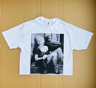 Marilyn and 2pac Cropped Top Shirt